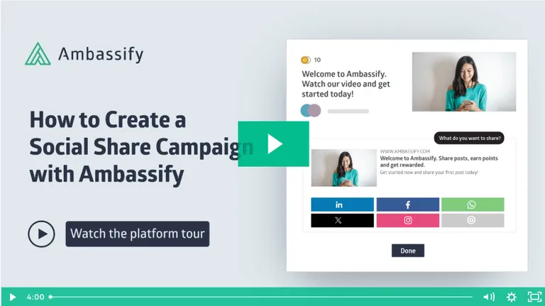 How to create a social share campaign