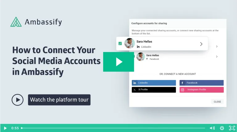 connect social media accounts