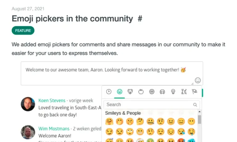 product change communication in SaaS